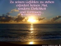 Zu seinen Gef�hlen