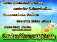 Leben allein genuegt nicht