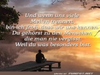 Und wenn uns viele Meilen trennen