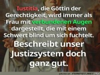 die G�ttin der Gerechtigkeit......