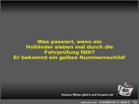 Was passiert, wenn ein Holländer sieben mal durch die...