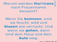 Frauennamen f�r Hurricans