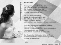 Zur Hochzeit