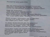 Rezept f�r eine gute Ehe