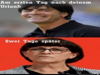 Zwei Tage nach dem Urlaub