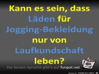 L�den f�r Jogging-Bekleidung