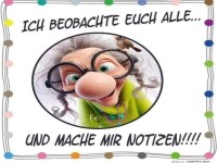 Ich beobachte Euch
