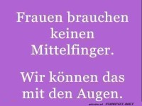 Keinen Mittelfinger