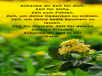 Nimm dir Zeit f�r innere Ruhe
