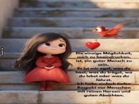 Mdchen und Vogel: Die Kunst der Menschlichkeit