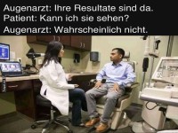 Augenarztbesuch mit unerwartetem Ergebnis
