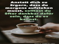 Morgenkaffee: Der Wecker der Dankbarkeit!