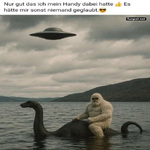 fun-Bild: Zum Glück hat er das Handy dabei