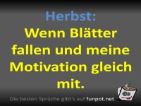Bltter fallen, Motivation auch