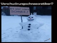 Wenn der Schneemann zum Skeptiker wird