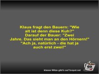 Klaus fragt den Bauern