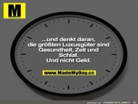 Und denkt daran