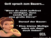 Gott sprach zum Bauern