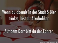 5 Bier trinken
