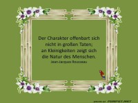 Der Charakter offenbart