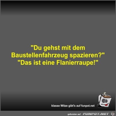 Du-gehst-mit-dem-Baustellenfahrzeug-spazieren?.jpg von Fossy