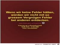 Wenn wir keine Fehler htten