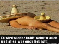 wieder hei�