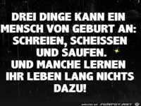 Manche lernen nix dazu