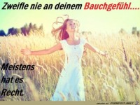 Dein Bauchgef�hl