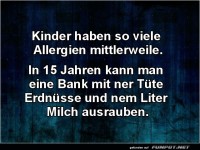 Allergien statt Alarmanlagen