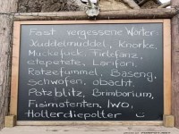 Das Revival der Retro-W�rtertafel!