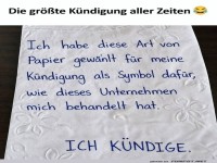 Die lustigste Art zu kündigen