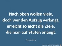 nach oben wollen viele