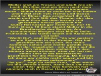 Müller sitzt am Tresen und säuft wie ein Loch