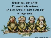 Endlich da.... der 4.Affe