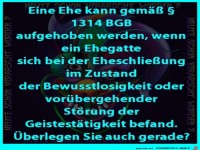 Wie man die Ehe aufl�st
