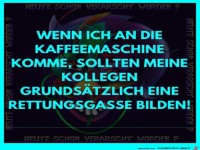 Rettungsgasse im B�ro