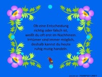 Ob eine Entscheidung