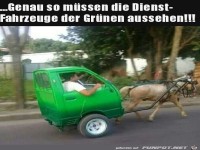 Dienstfahrzeuge der Gr�nen