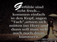Gefuehle sind echt frech