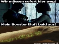 Booster l�uft ab