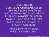 W�sche falten