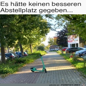 fun-Bild: Toller Abstellplatz