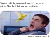 Da ruft doch tats�chlich jemand an