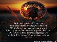 Im Leben kommt alles zurck