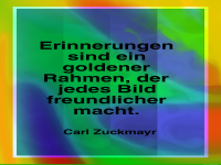 erinnerungen sind ein goldener rahmen