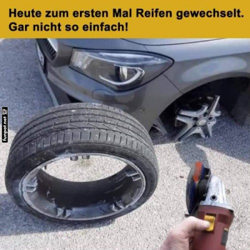 Radwechsel-mal-anders:-Profi-am-Werk!.jpg auf www.funpot.net