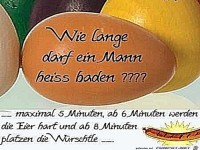 wie lange darf ein hei� Mann baden ?