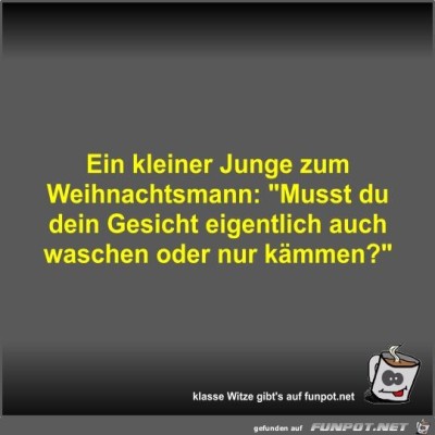Ein-kleiner-Junge-zum-Weihnachtsmann.jpg von Fossy