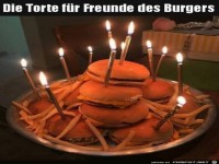 Torte f�r Burger-Fans